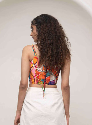 Sorel embroidered corset