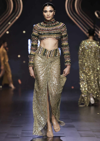Pharaoh's finery multicolor skirt and top