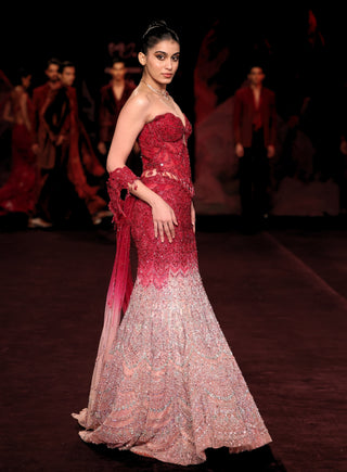 Gulika fitted lehenga set