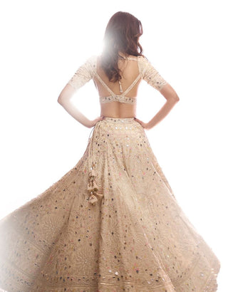 Raima ivory lehenga set