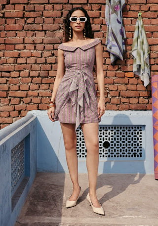 Boomer pop mini dress