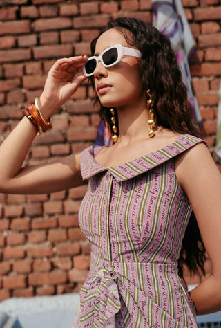 Boomer pop mini dress