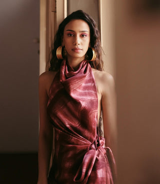 Choco bling maxi dress