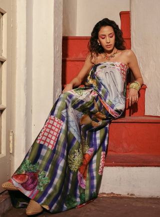 Boogy woogy multicolor top and skirt