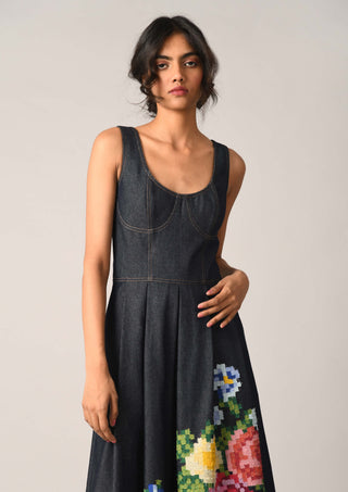 Sherardii embroidered corset dress