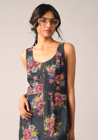 Stylosa embroidered corset dress