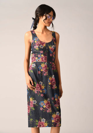 Stylosa embroidered corset dress