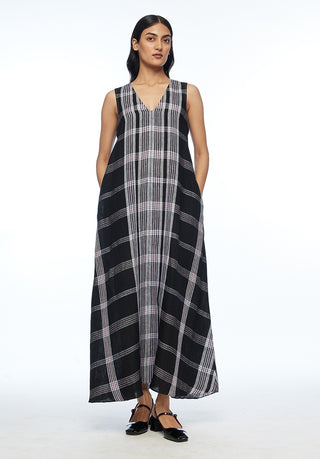 Xanthina black sleeveless dress