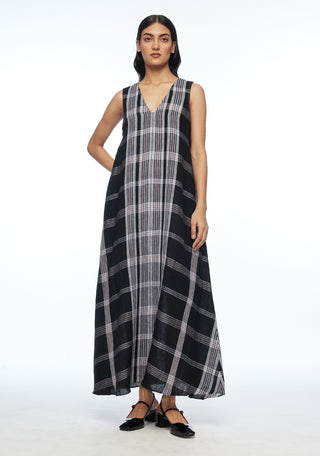 Xanthina black sleeveless dress