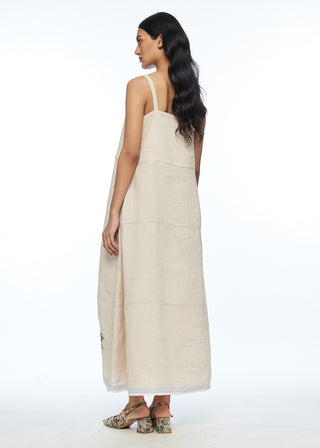 Hulthemia beige strap dress