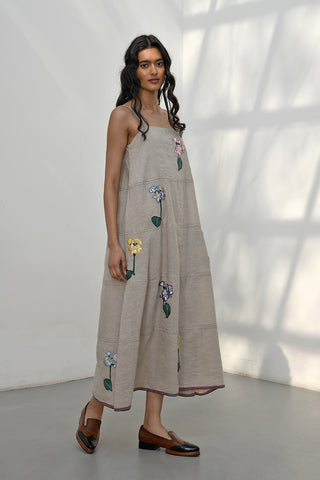 Merano Embroidered Strappy Dress by Payal Pratap available on Indiaspopup.com