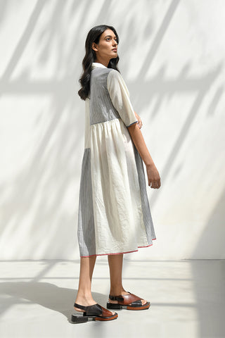 Felli Ivory Handloom Tunic Dress by Payal Pratap available on Indiaspopup.com