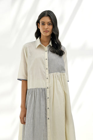 Felli Ivory Handloom Tunic Dress by Payal Pratap available on Indiaspopup.com