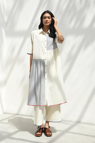 Felli Ivory Handloom Tunic Dress by Payal Pratap available on Indiaspopup.com