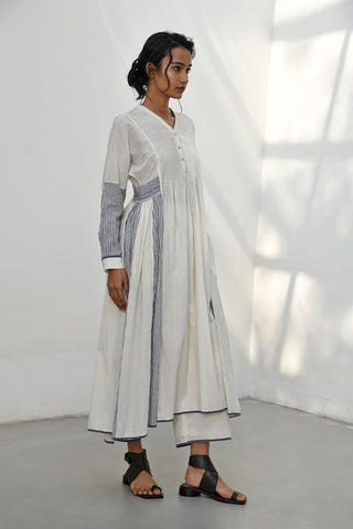 Lesvos Ivory Handloom Tunic by Payal Pratap available on Indiaspopup.com