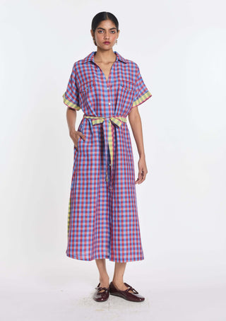 Selah gingham check dress