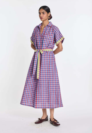 Selah gingham check dress