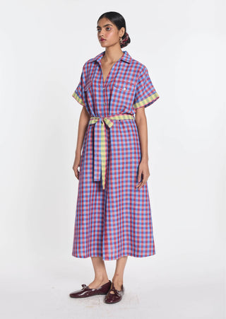 Selah gingham check dress