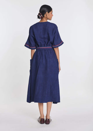 Linen willow maxi dress