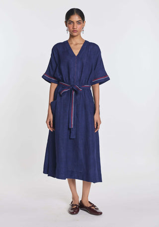 Linen willow maxi dress