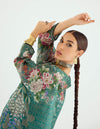 Rajdeep Ranawat-Aayat Teal Kimono Kaftan-INDIASPOPUP.COM