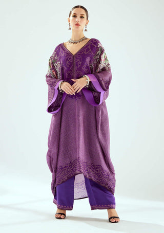 Rajdeep Ranawat-Olivia Purple Kaftan Dress-INDIASPOPUP.COM
