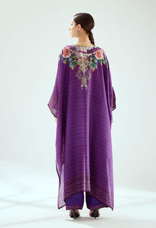 Rajdeep Ranawat-Hibika Purple Silk Kaftan-INDIASPOPUP.COM