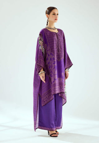 Rajdeep Ranawat-Hibika Purple Silk Kaftan-INDIASPOPUP.COM