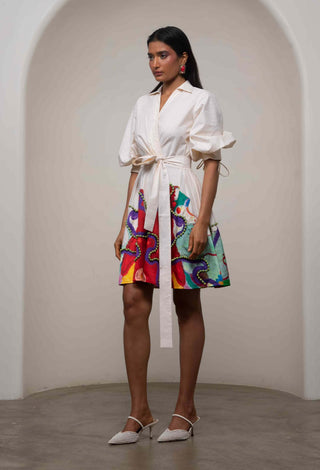Alya tie-up dress