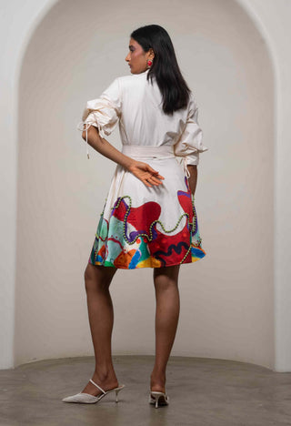 Alya tie-up dress