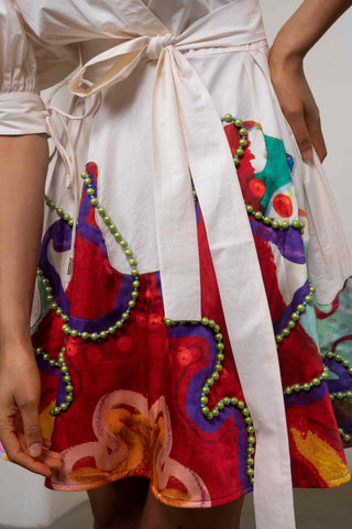 Alya tie-up dress