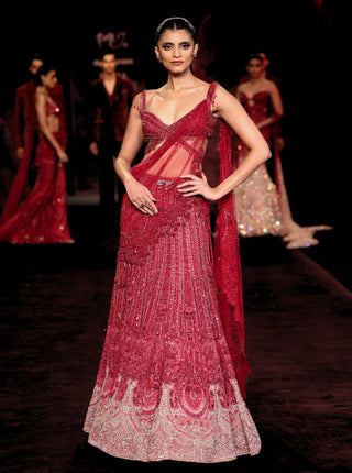 Varnika cocktail lehenga set
