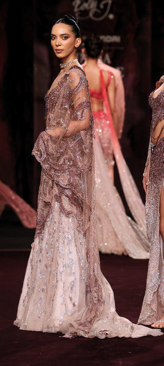 Aaranya draped sari set