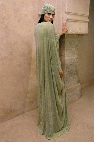 Sultana mint green kaftan