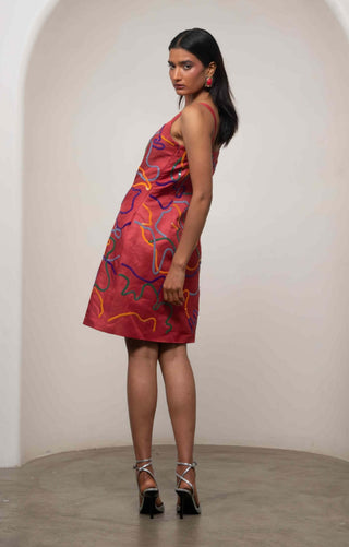 Sena embroidered dress