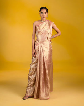 Ekaya Rosy Pink Revelry Sari available on indiaspopup