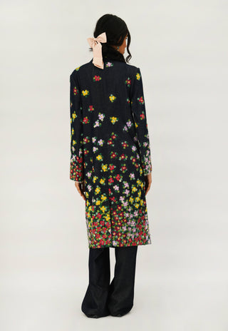 Derongensis double-breasted belted jacket