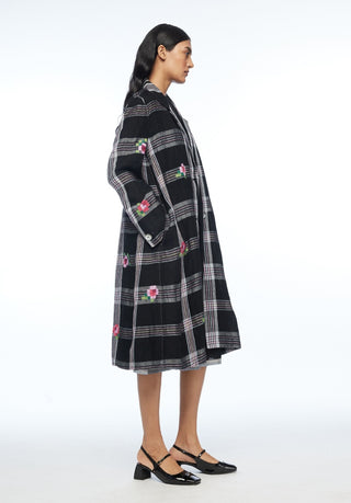 Arvensis black long jacket