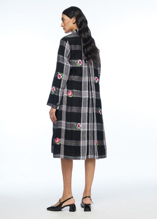 Arvensis black long jacket