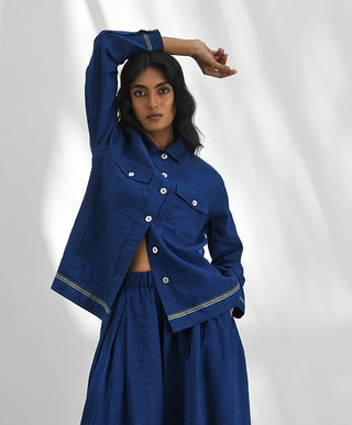 Foggia Shirt Jacket by Payal Pratap available on Indiaspopup.com