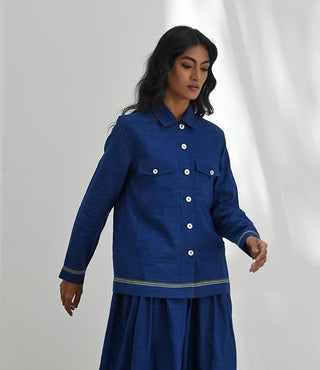 Foggia Shirt Jacket by Payal Pratap available on Indiaspopup.com