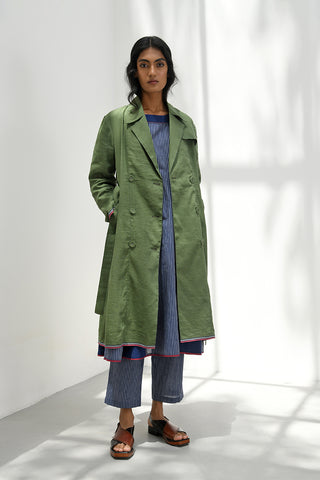 Grosseto Olive Green Jacket by Payal Pratap available on Indiaspopup.com