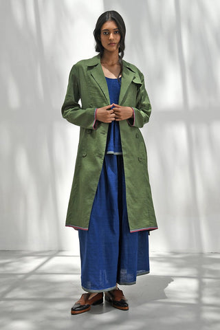 Grosseto Olive Green Jacket by Payal Pratap available on Indiaspopup.com