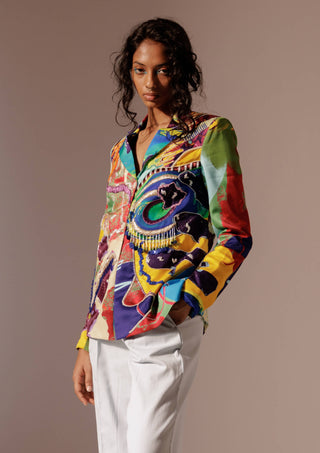 Calypso embroidered blazer