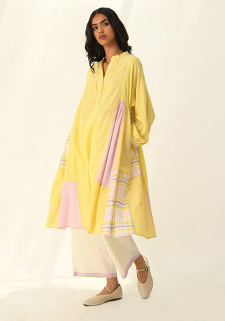 Obtegens patchwork panel dress