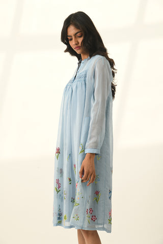 Altissimo blue tunic dress