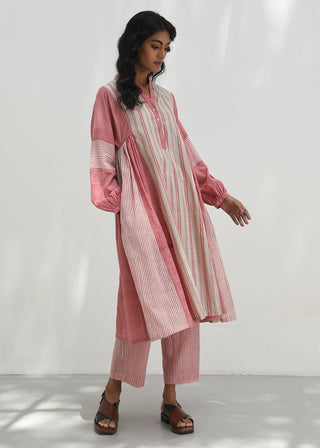 Fidakia pink handloom tunic