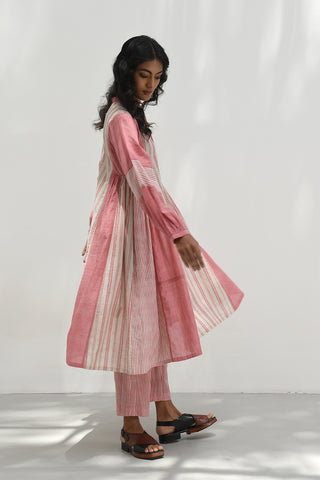 Fidakia pink handloom tunic