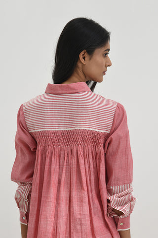 Rhodes Pink Handloom Tunic by Payal Pratap available on Indiaspopup.com