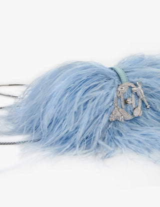 Delphine Blue Scarlet Minivet Bag by Outhouse available on Indiaspopup.com
